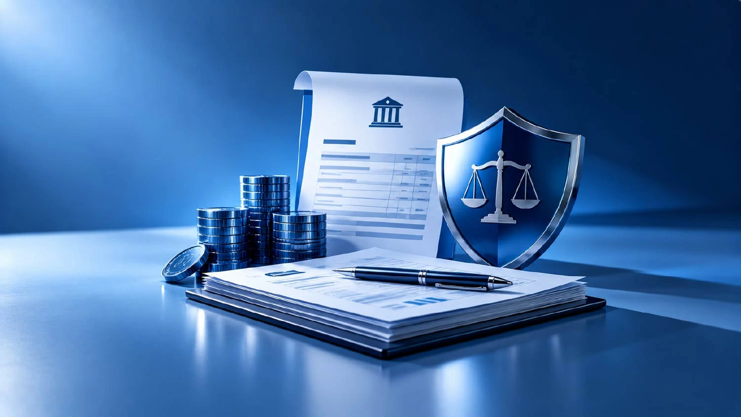تصویری مفهومی مرتبط با مالیات و ریسک مالیاتی
